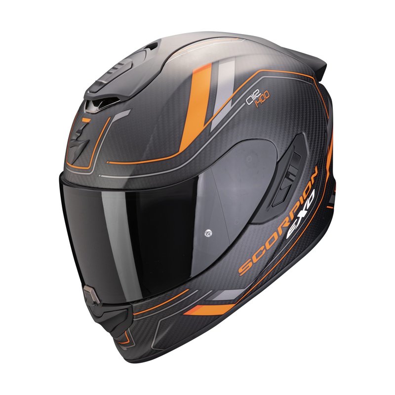 SCORPION EXO-1400 EVO II AIR Carbon Mirage mattblack/orange